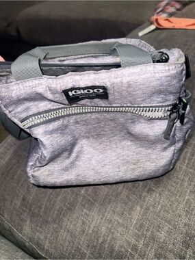 Igloo Gray Insulated Lunch Cooler Bag